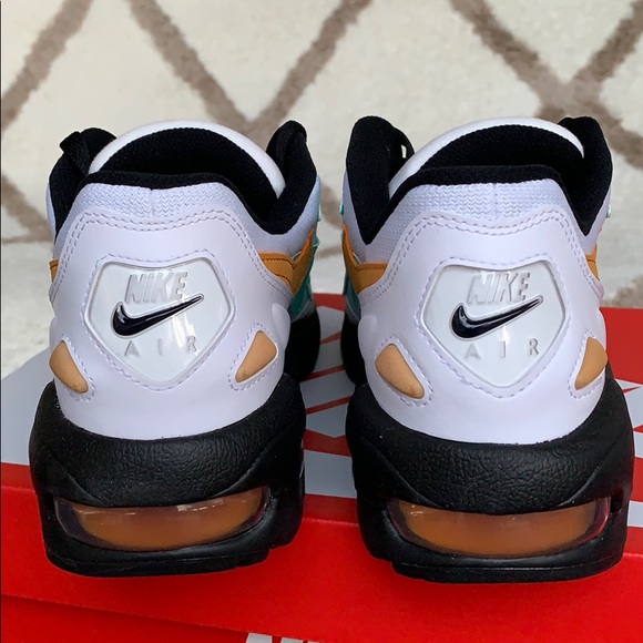 W NIKE AIR MAX2 LIGHT WHITE/AMBER RISE-AURORA GREE - Picture 10 of 16